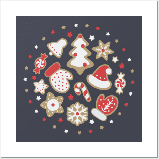 Christmas pattern Posters and Art